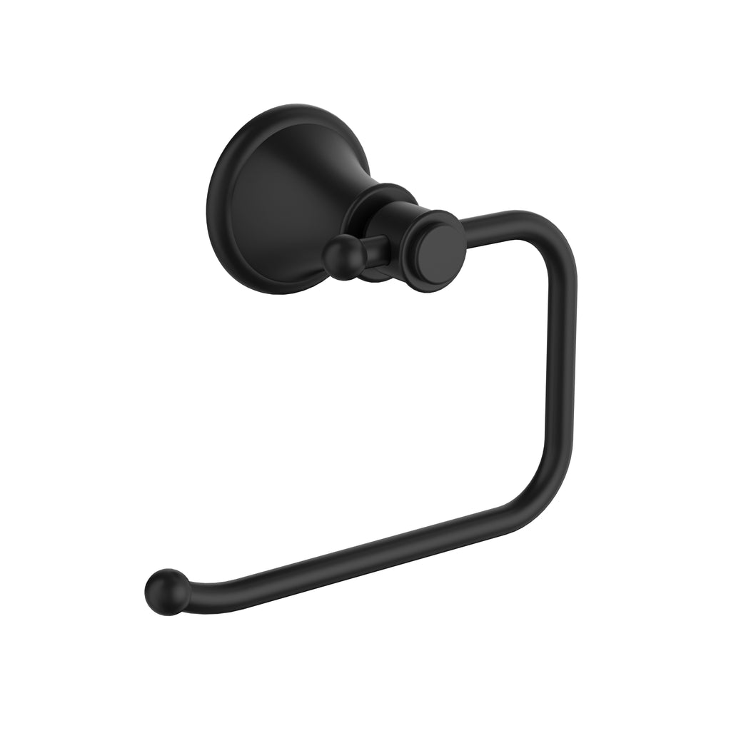 Ikon Clasico Toilet Roll Holder - Matte Black