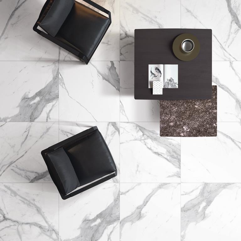 Calacatta Pro Marble Look Tile Matt 600X600