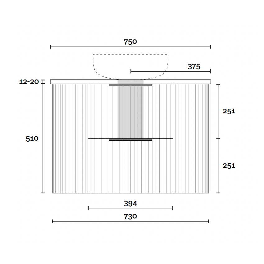 Marquis Shore Wall Hung Vanity
