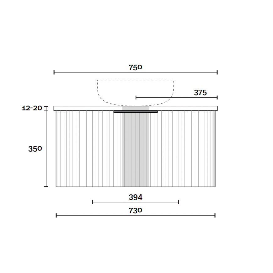 Marquis Shore Wall Hung Vanity