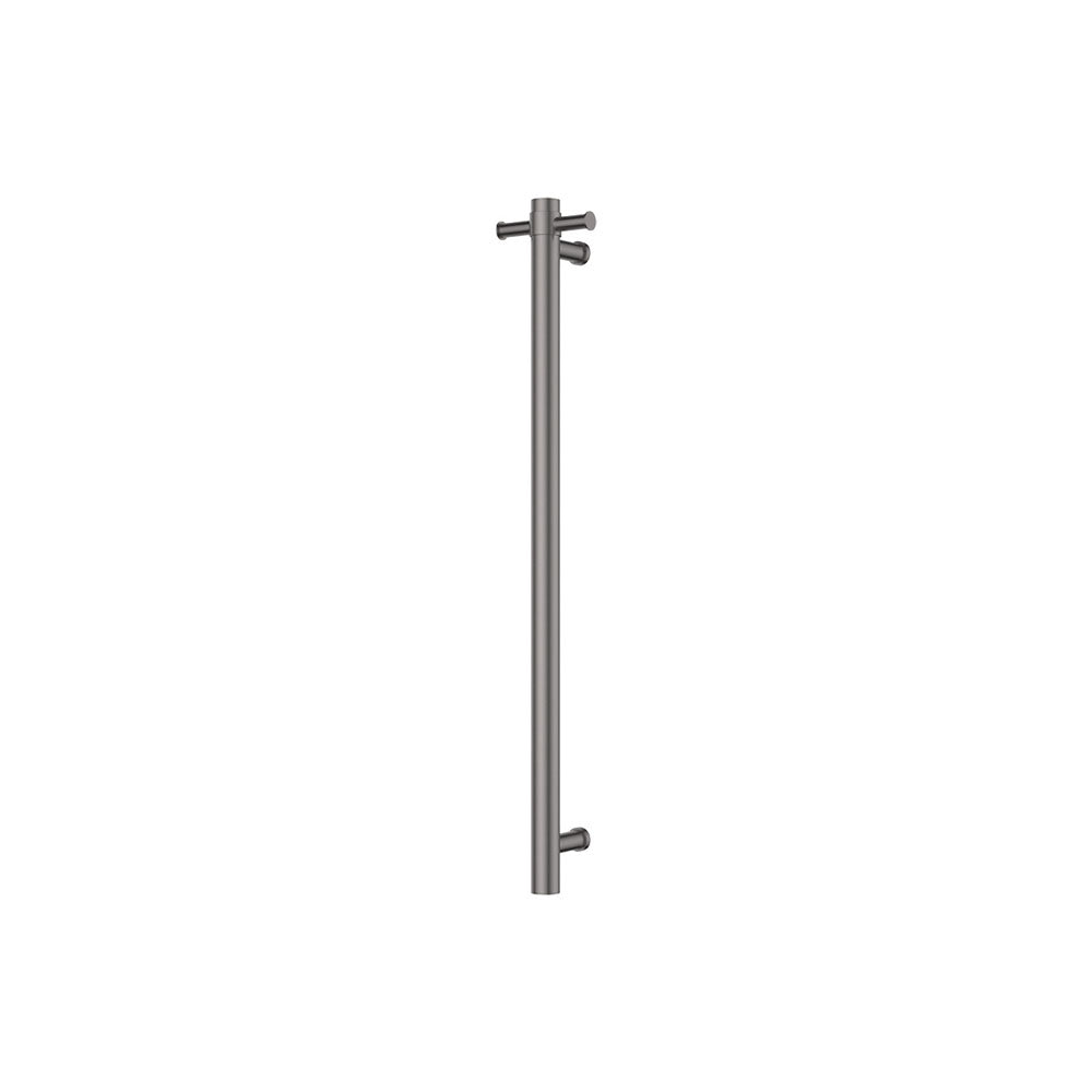 Fienza Isabella Vertical Heated Towel Rail 100 x 900mm - Gunmetal
