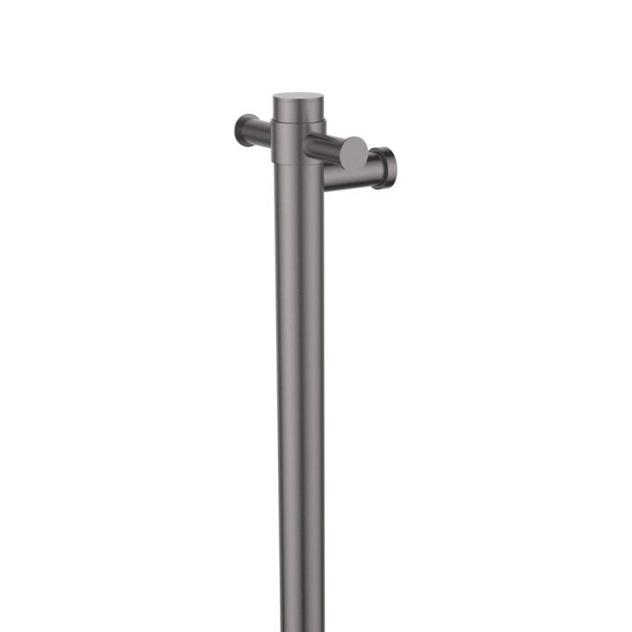 Fienza Isabella Vertical Heated Towel Rail 100 x 900mm - Gunmetal