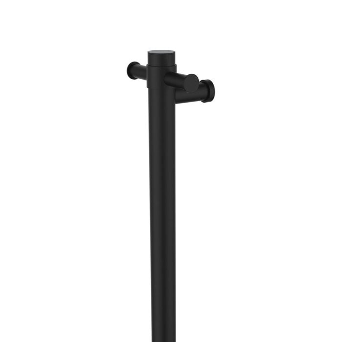 Fienza Isabella Vertical Heated Towel Rail 100 x 900mm - Matte Black