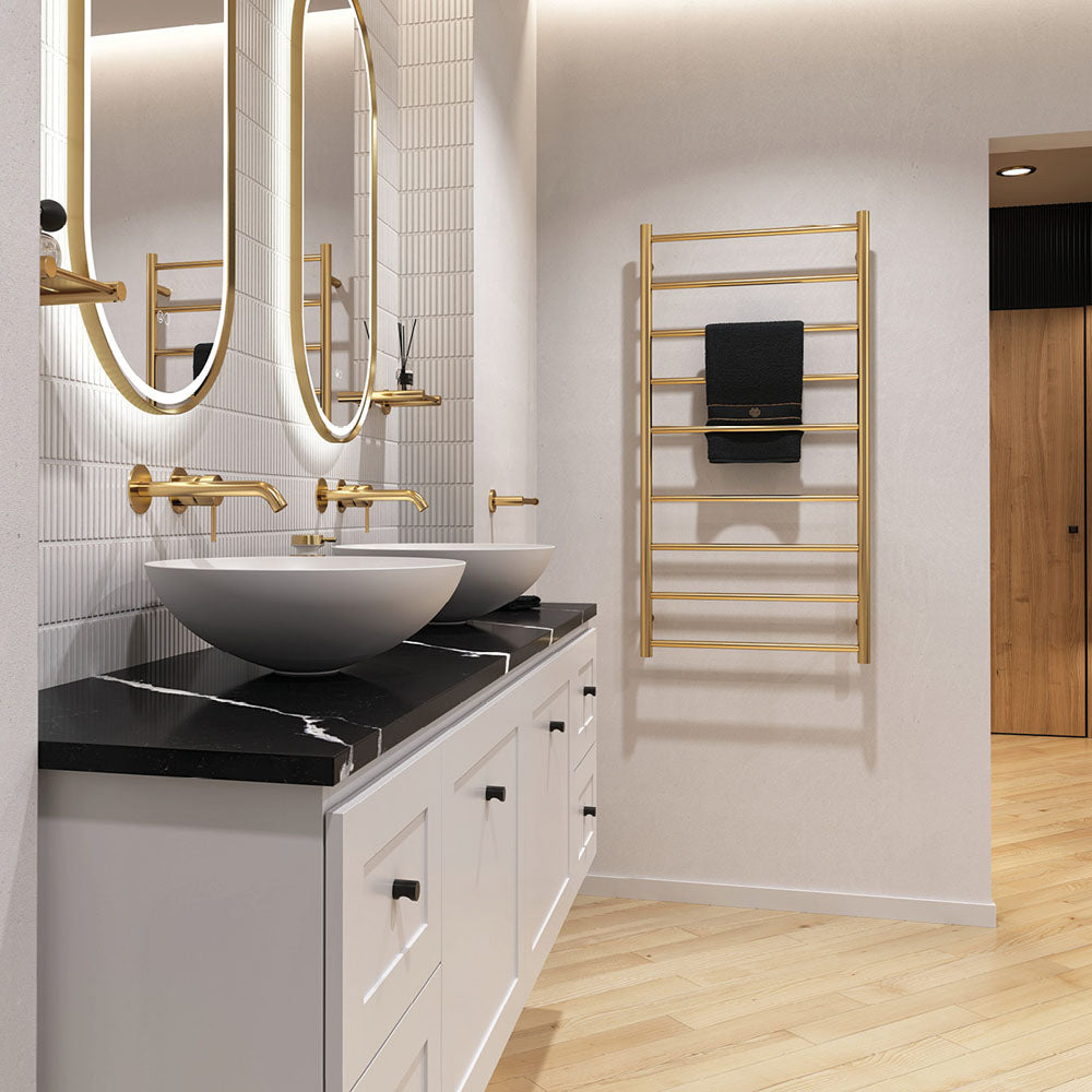 Fienza Kaya Heated Towel Rail - Urban Brass