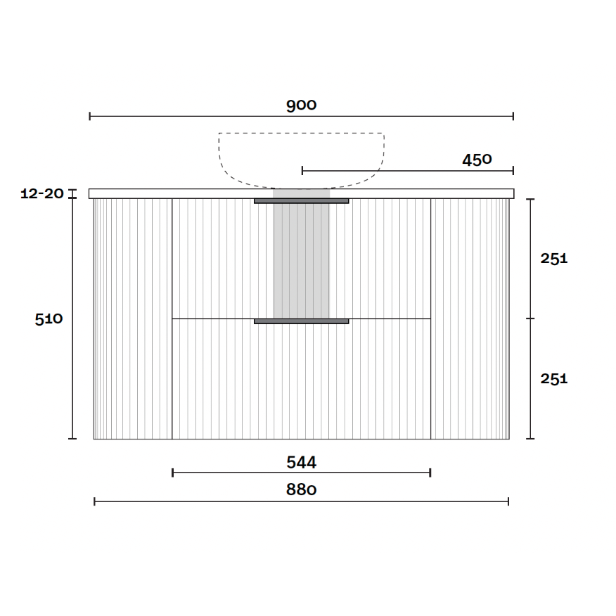 Marquis Shore Wall Hung Vanity