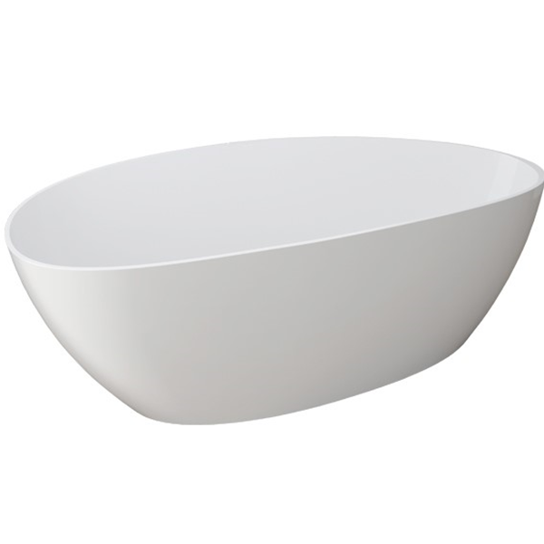 ADP Tranquil Freestanding Bath 1560mm - Matte White