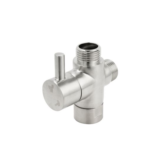 Toilet Bidet Spray Diverter only - Brushed Nickel