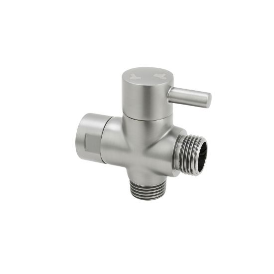 Toilet Bidet Spray Diverter only - Brushed Nickel