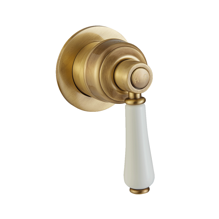 Armando Vicario Provincial Shower Wall Mixer - Brushed Bronze