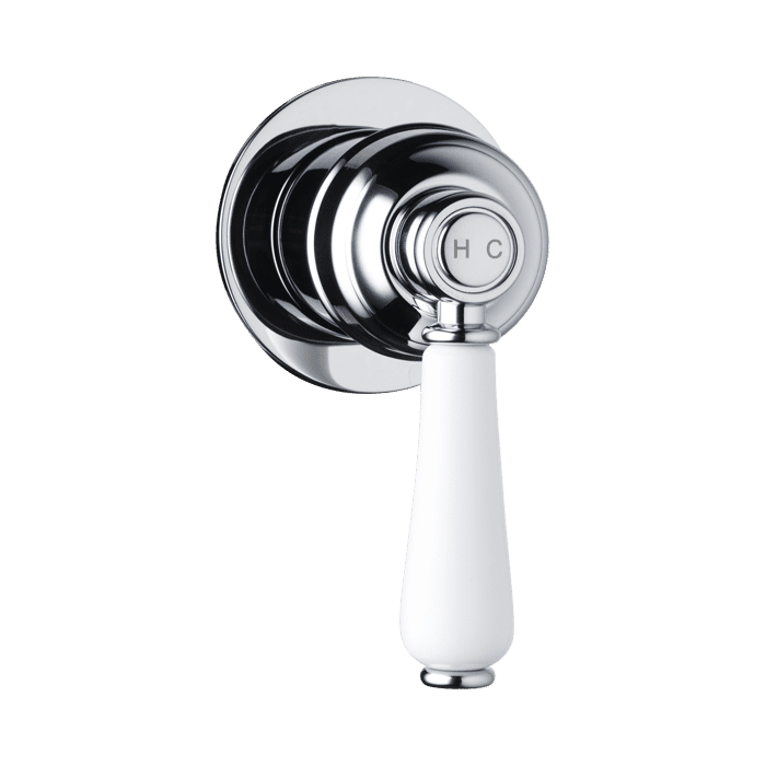 Armando Vicario Provincial Shower Wall Mixer - Brushed Nickel