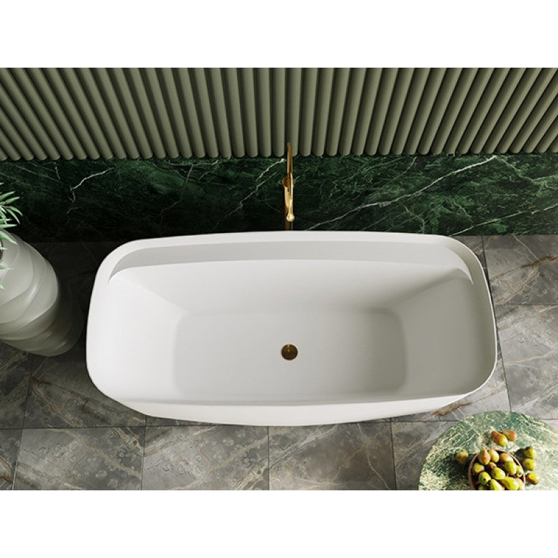 Belbagno Terriccio Freestanding Bathtub - Matte White
