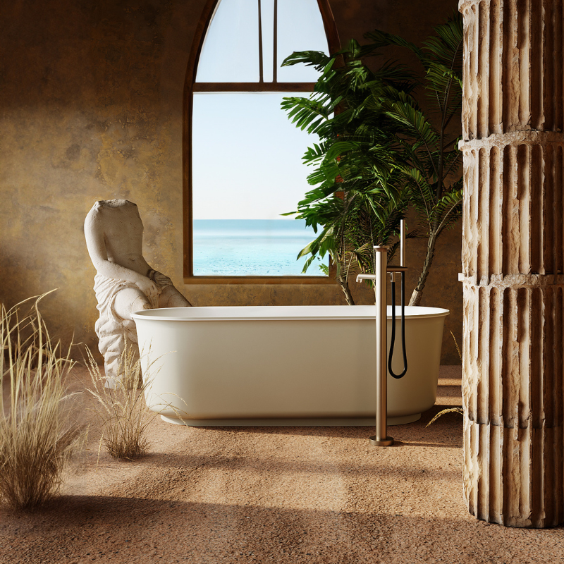 Belbagno Berg Freestanding Bathtub - Soft Sand