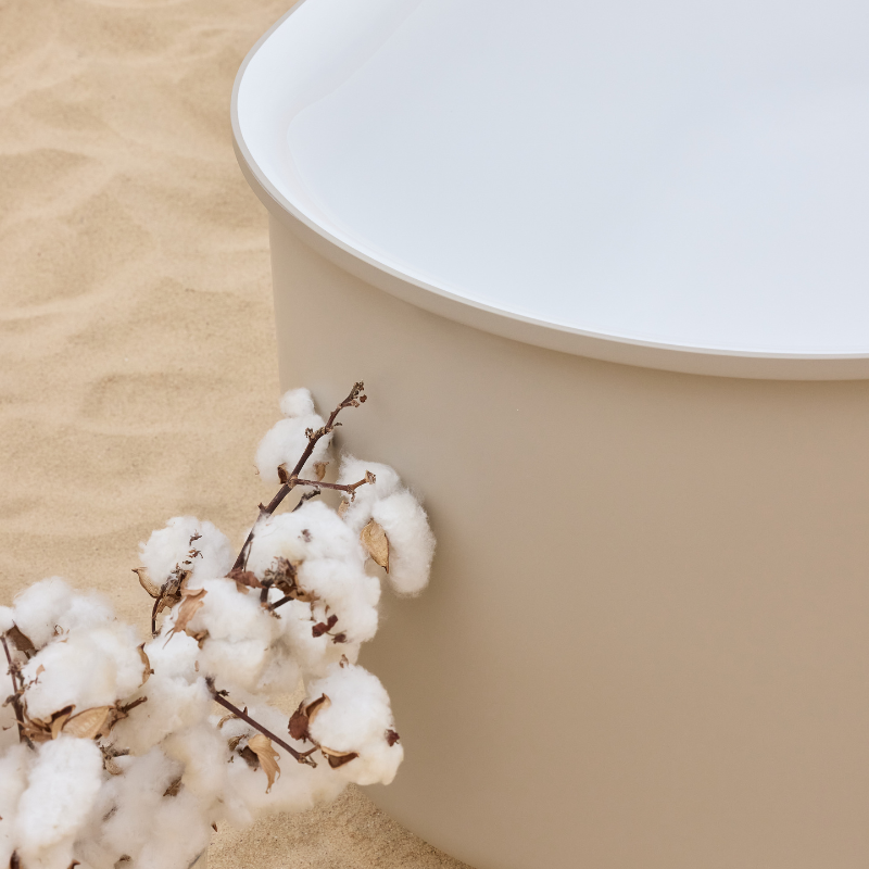 Belbagno Berg Freestanding Bathtub - Soft Sand
