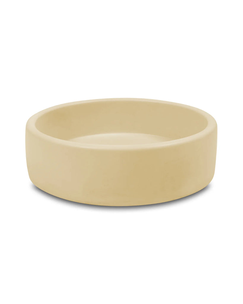 Nood Co Bowl Basin Wall Hung - Custard