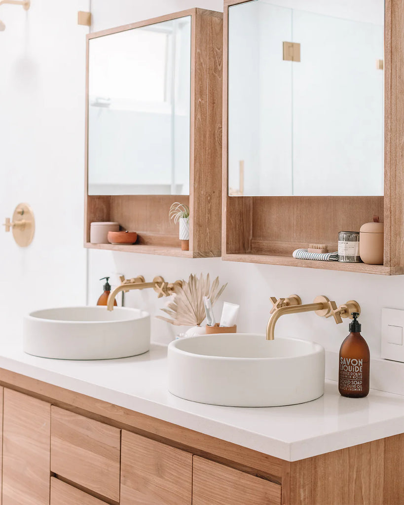 Nood Co Bowl Basin Wall Hung - Ivory