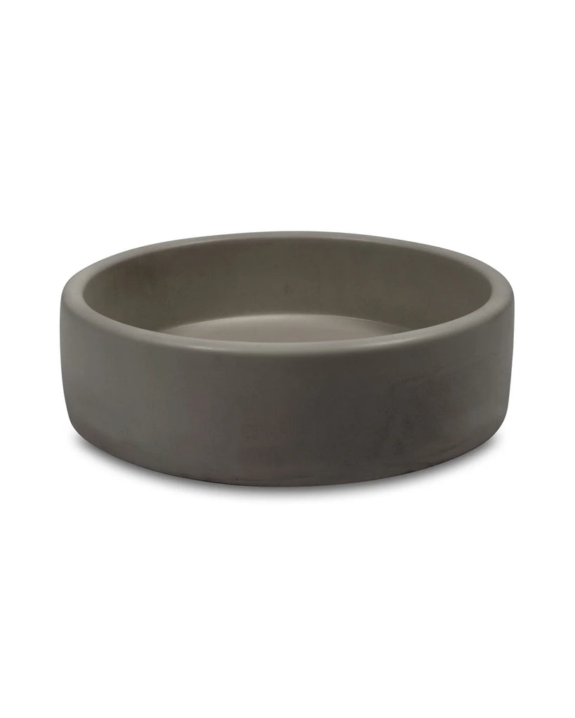 Nood Co Bowl Basin Wall Hung - Mid Tone Grey