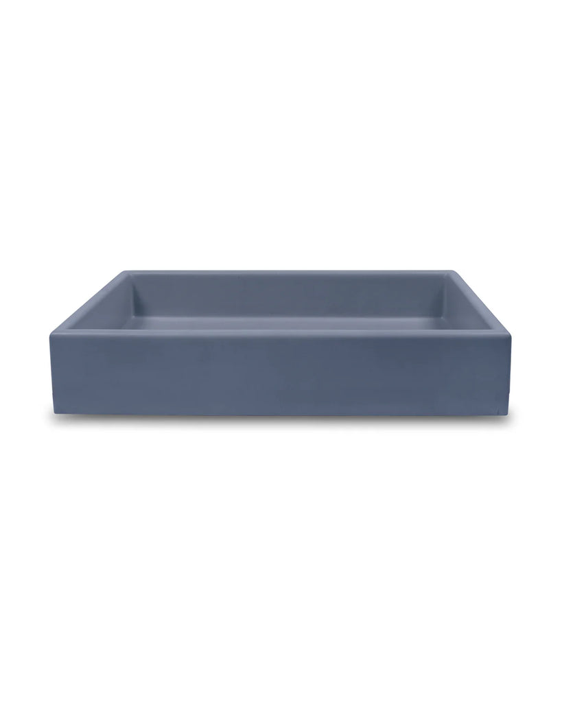 Nood Co Box Basin Wall Hung - Copan Blue