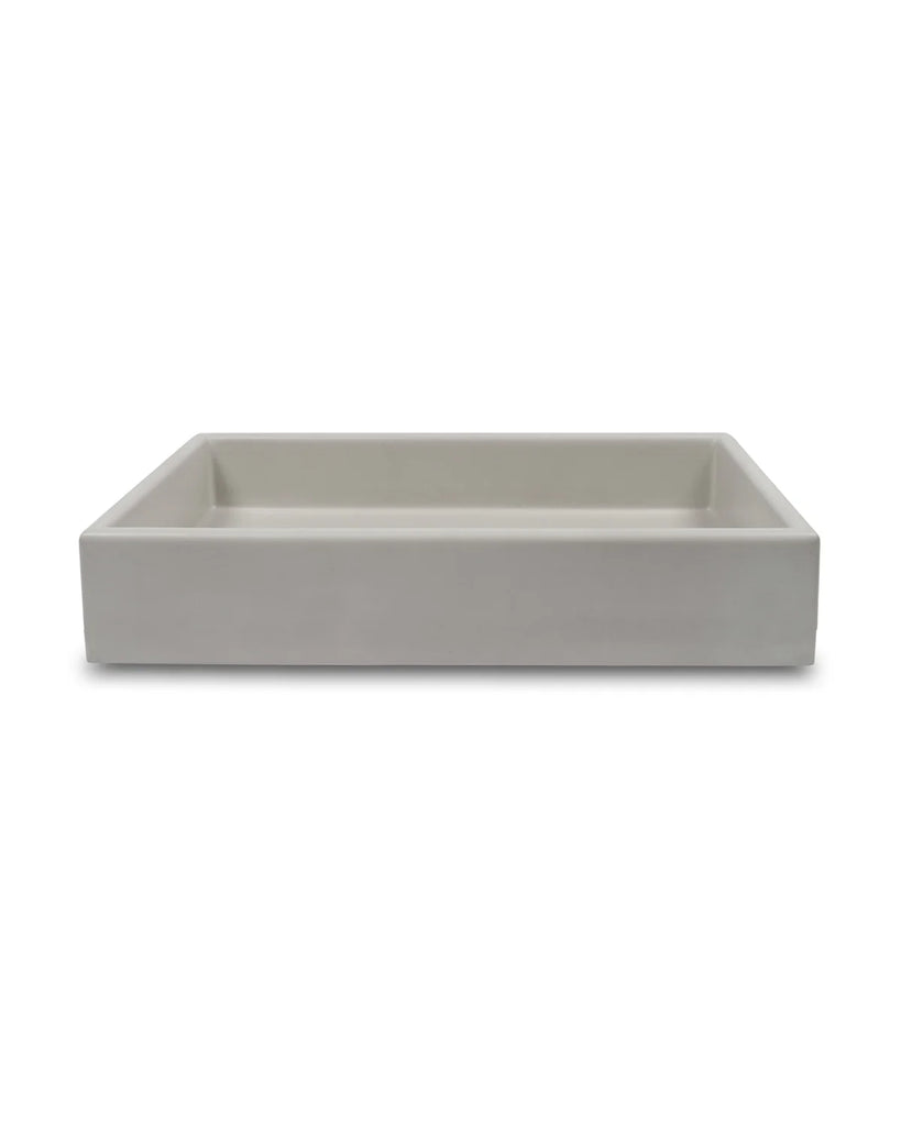 Nood Co Box Basin Wall Hung - Sky Grey