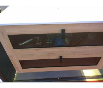 Belbagno Manhattan Wall Hung Vanity 800mm - White Oak