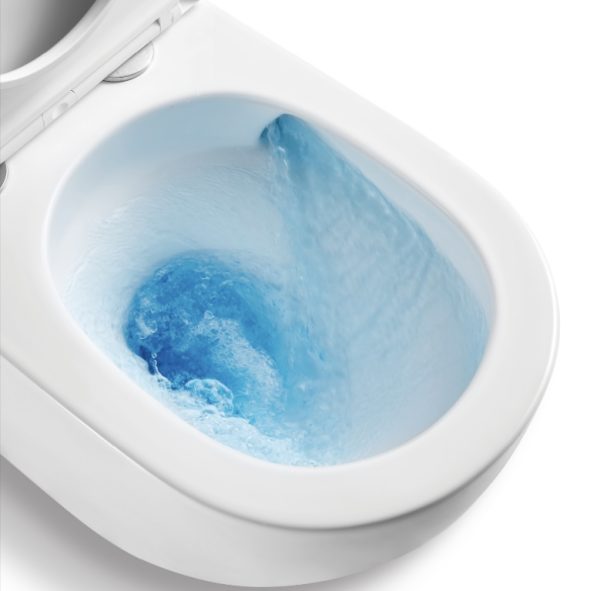 Barno Back To Wall Toilet Suite Gloss White