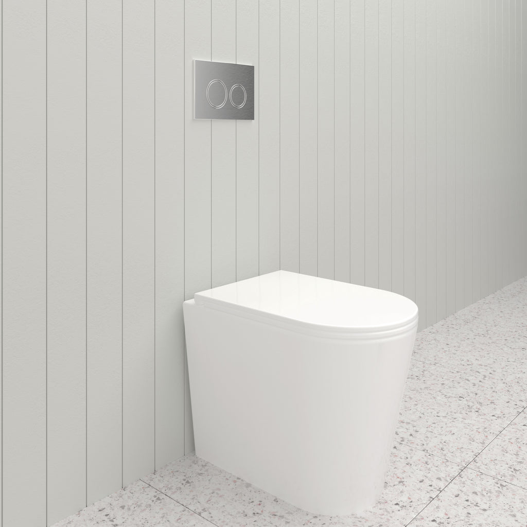 Berlino Wall Faced Toilet Pan Gloss White