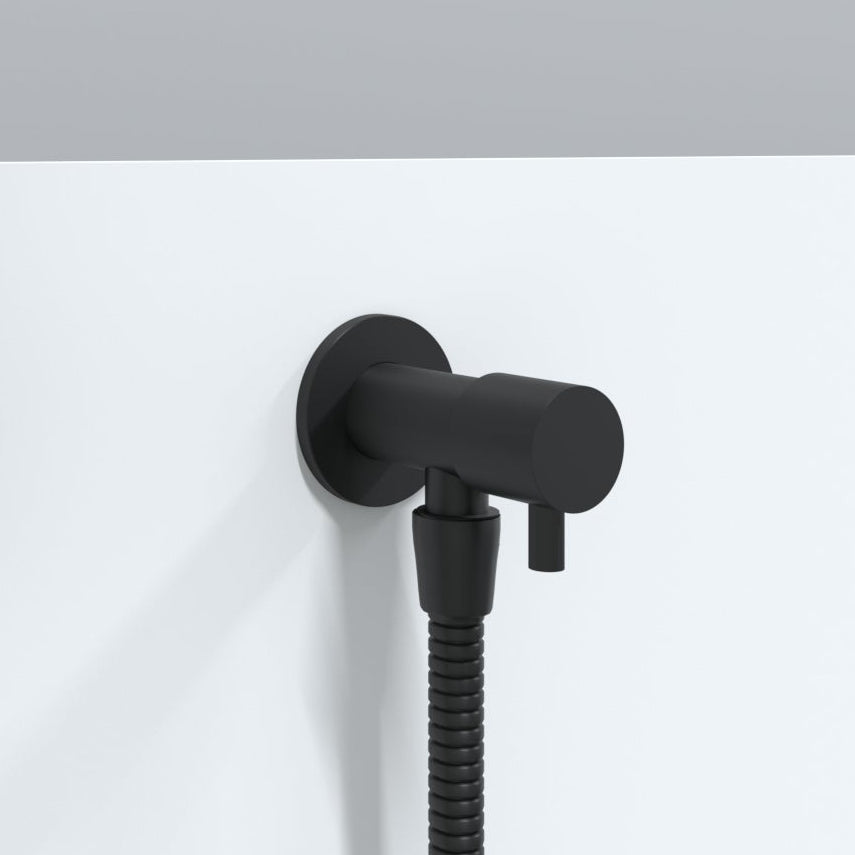 Premium Luxury Toilet Trigger Bidet Spray Kit with 1.2m Anti Burst Hose - Matte Black