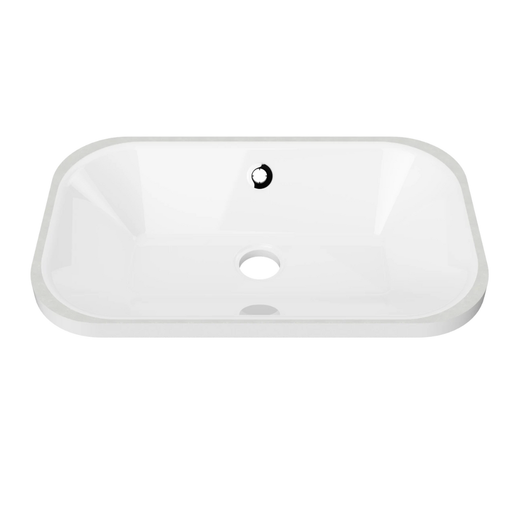 Bodhi Undermount Basin 540mm White Gloss