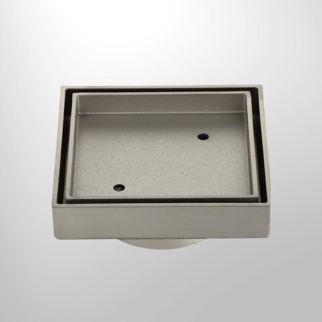 Tile Insert Floor Waste Brushed Nickel