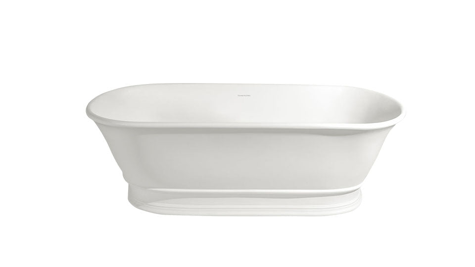 Turner Hastings Cambridge 156 TitanCast Bath - Satin Silk White
