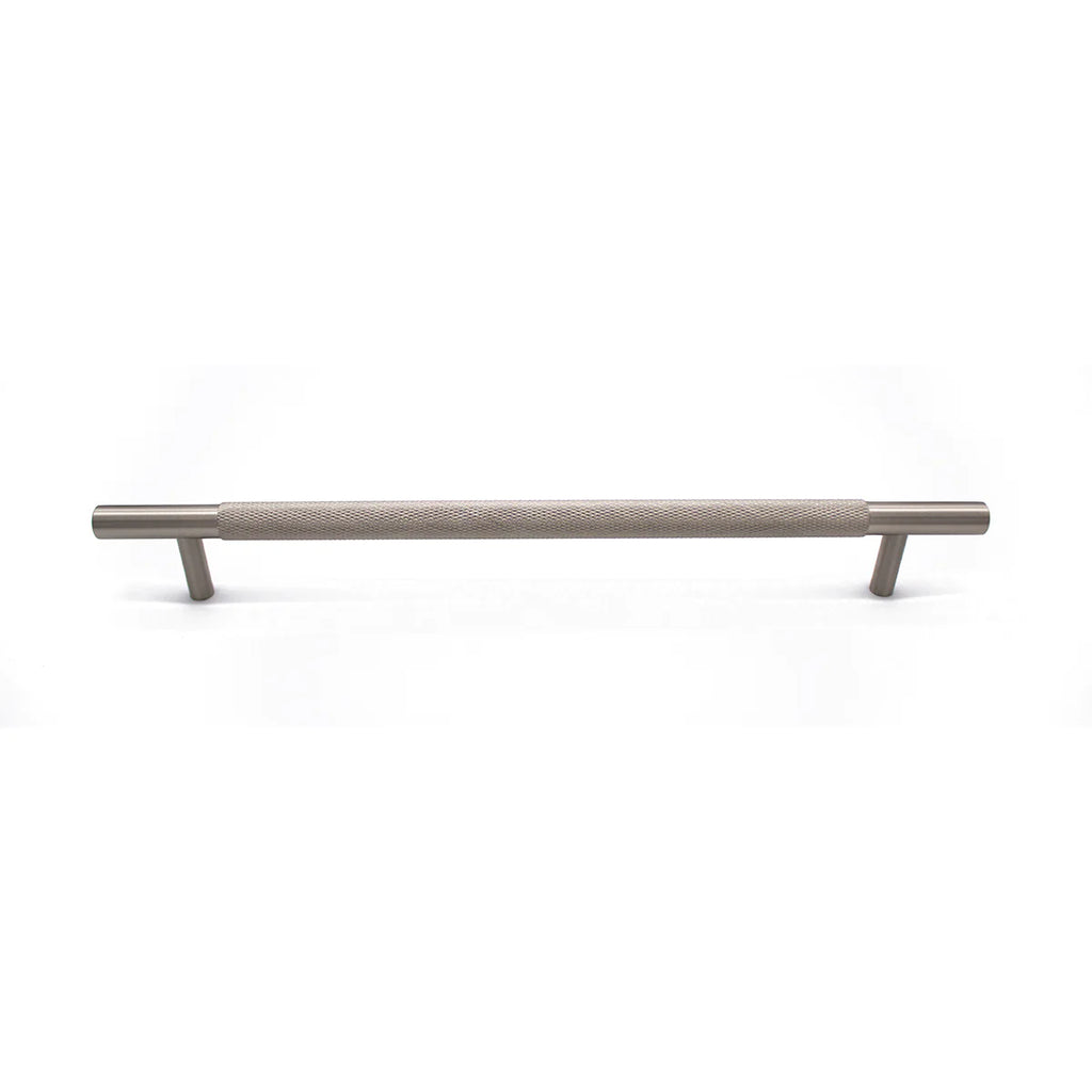 Manovella Brushed Nickel Knurled Drawer Pull - Charmian