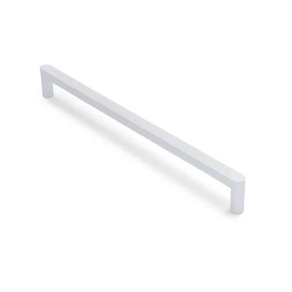 Manovella Straight Profile Cabinet Pull - Clio - White