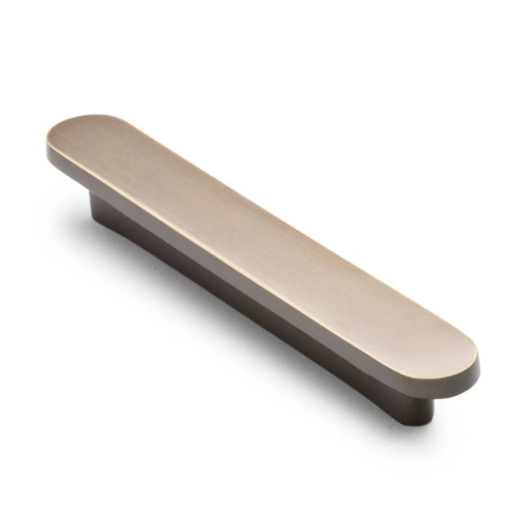 Manovella Oval Profile Cabinet Pull - Imogen - Aged Brass