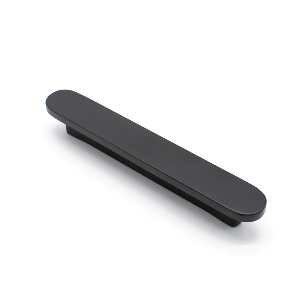 Manovella Matte Black Oval Profile Cabinet Pull - Imogen