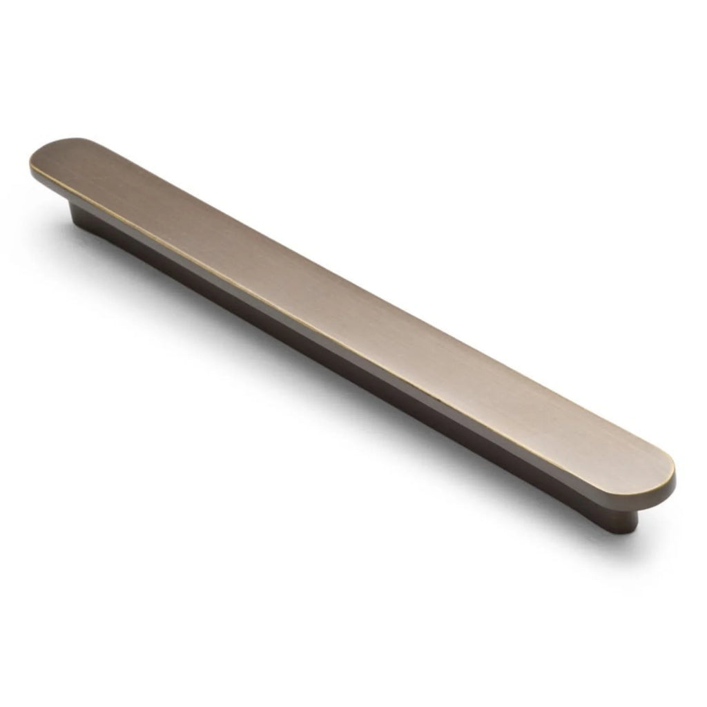 Manovella Oval Profile Cabinet Pull - Imogen - Aged Brass