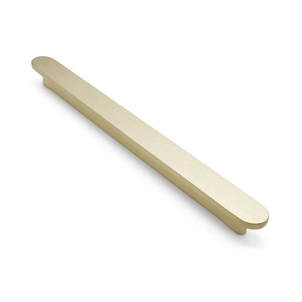 Manovella Brushed Brass Oval Profile Cabinet Pull - Imogen