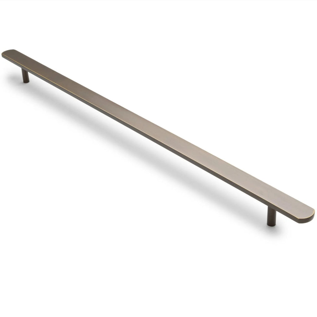 Manovella Oval Profile Cabinet Pull - Imogen - Aged Brass