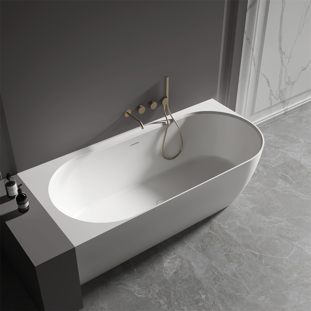 Kaskade Cleo 1520 Corner Back To Wall Left Hand with Overflow - Matte White