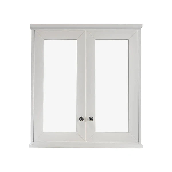 Turner Hastings Coventry 75 x 81 Mirror Shaving Cabinet - Satin White