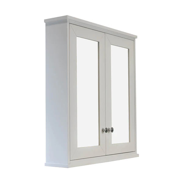 Turner Hastings Coventry 75 x 81 Mirror Shaving Cabinet - Satin White