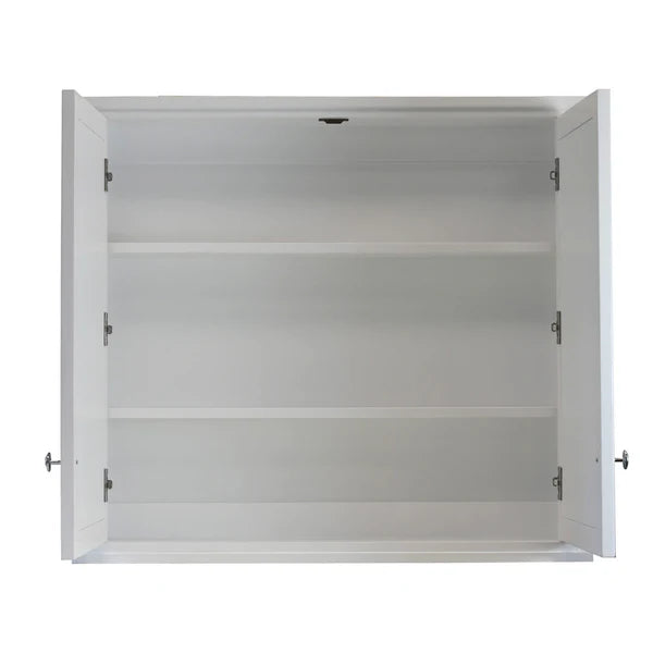 Turner Hastings Coventry 90 x 81 Mirror Shaving Cabinet - Satin White