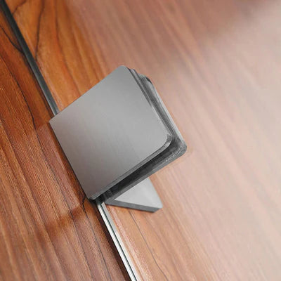 Covey Fixed Panel Over Bathtub Shower Screen - Brushed Nickel