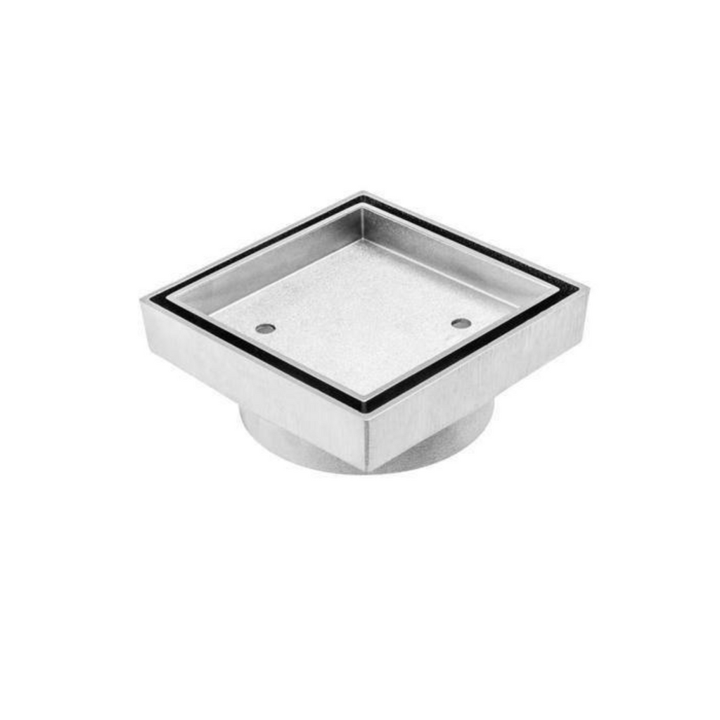 Tile Insert Floor Waste Brushed Chrome