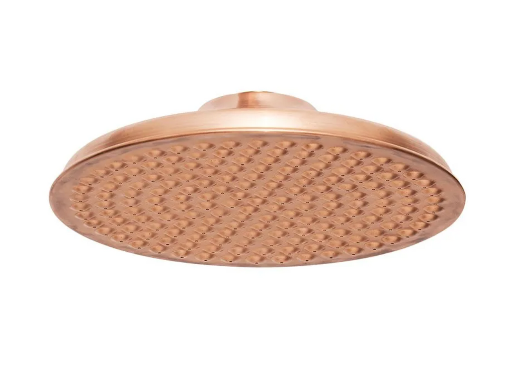 Haven 200mm Copper Outdoor Wall Arm Shower Kit