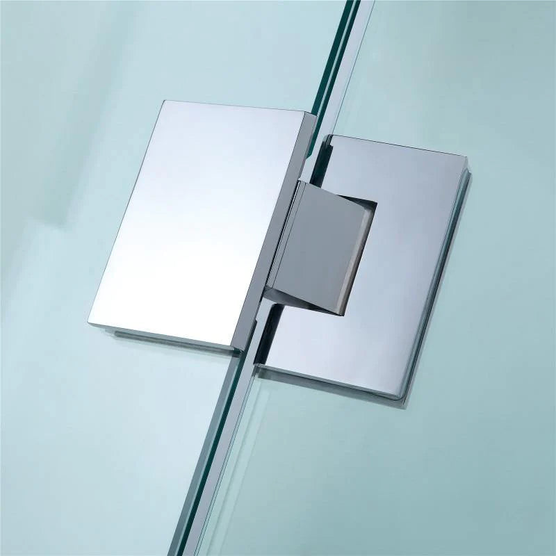 Covey Diamond Frameless Shower Screen - Chrome
