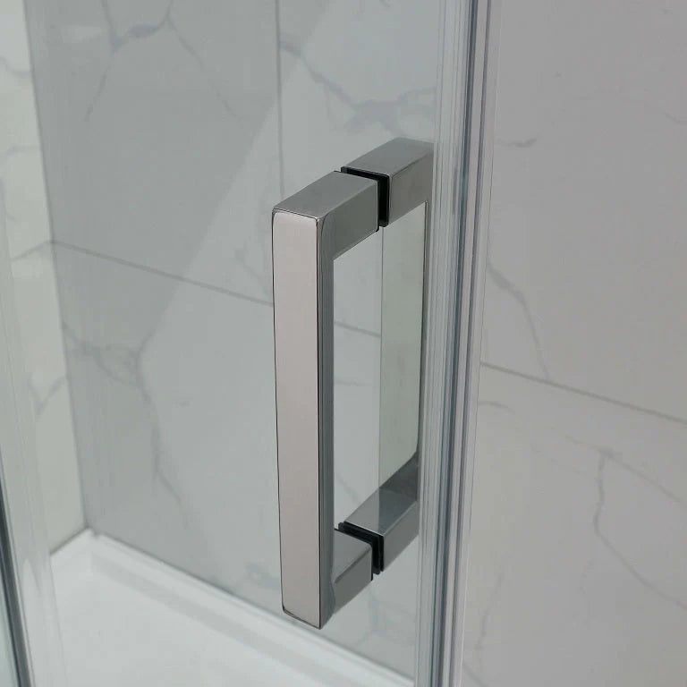 Covey Frameless Adjustable Over Bath Wall to Wall Sliding Shower Screen