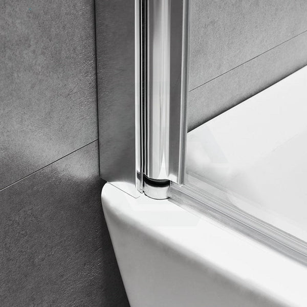 Covey Pivot Over Bath Shower Screen - Chrome