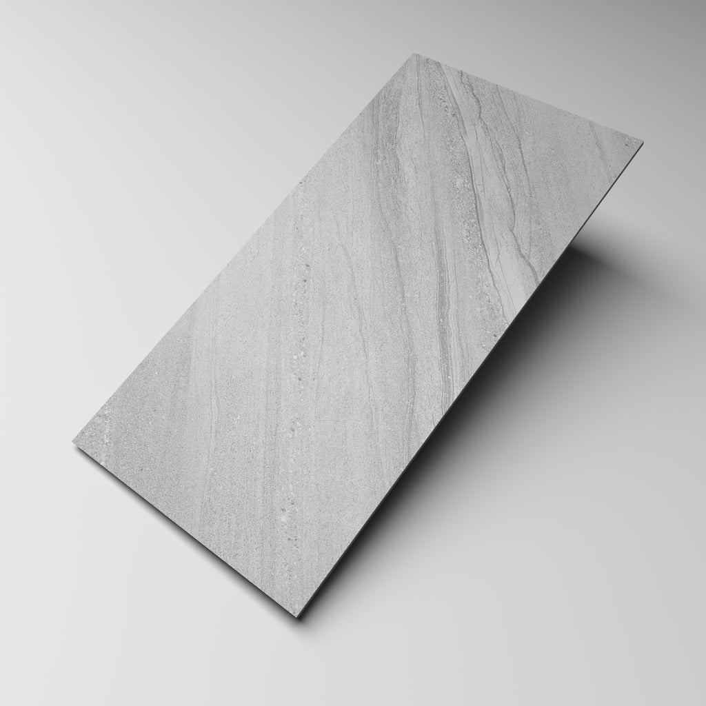 Crest Light Grey Sandstone Look Tile 600x1200