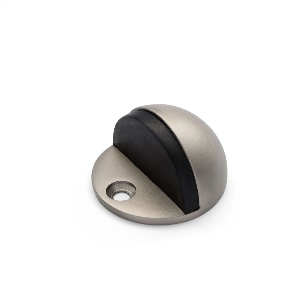 Manovella Half Moon Door Stop - Brushed Nickel