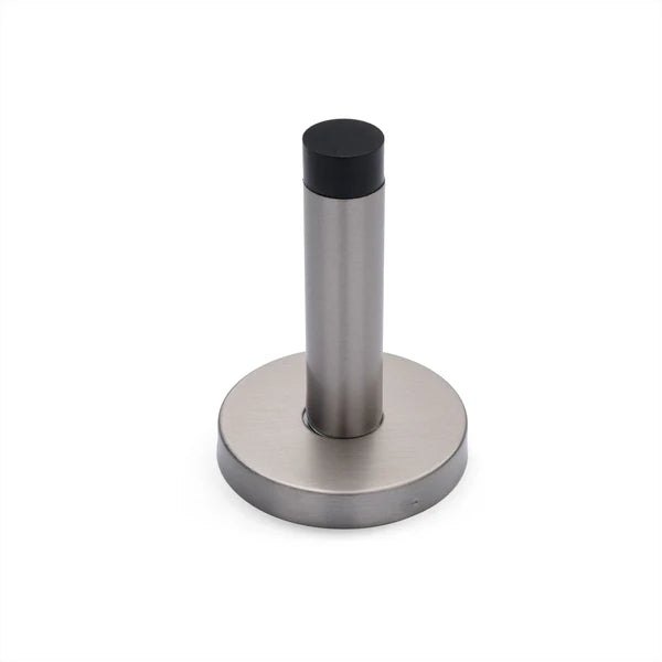 Manovella Wall Mounted Straight Door Stop - Brushed Nickel