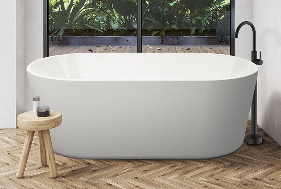 Decina Prezzo Freestanding Bath - Gloss White